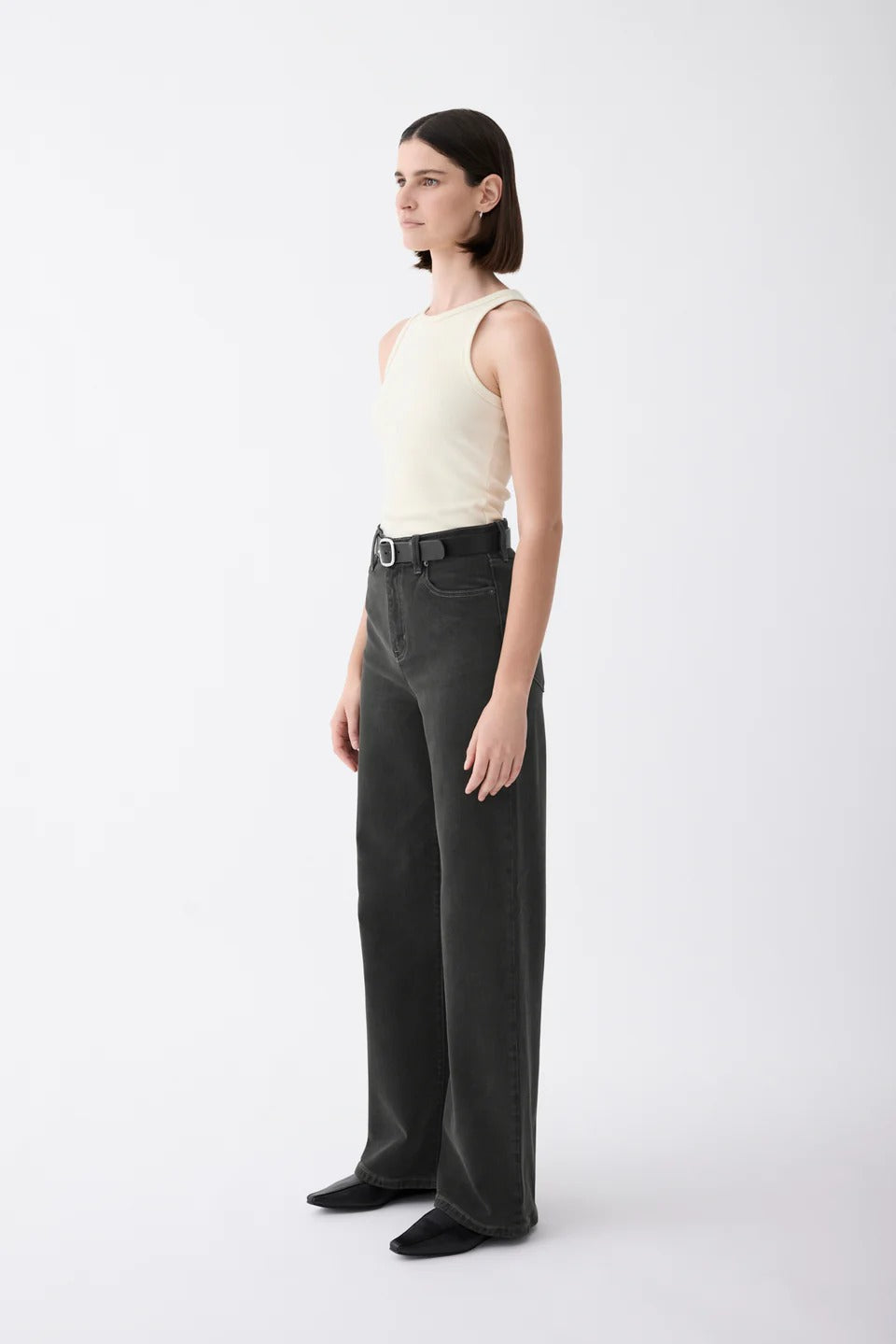 Outland Denim | Ellie High Wide Jean - Courage