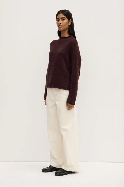 Assembly Label | Apolline Knit - Burgundy