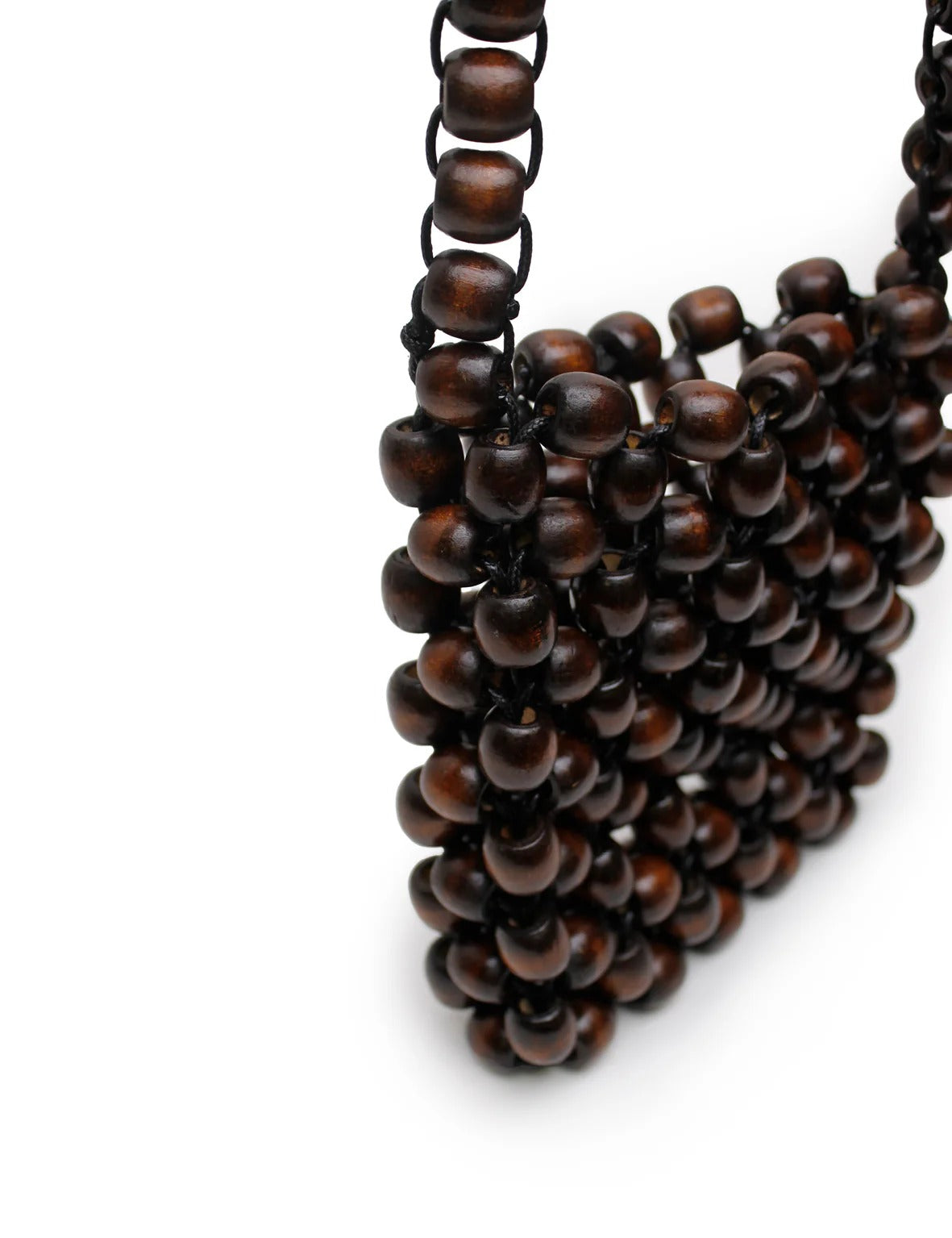 La Tribe | Beaded Crossbody Bag - Brown