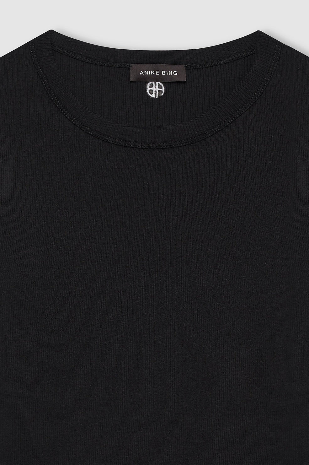 Anine Bing | Sixtine Tee Short Sleeve - Black