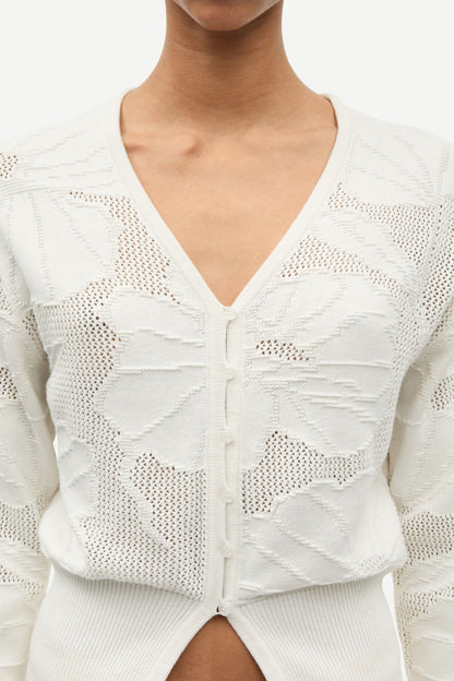 Samsoe Samsoe | Sapoppie Cardigan - Clear Cream