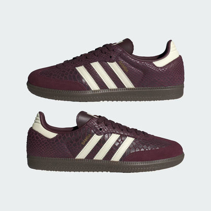 Adidas | Samba OG - Maroon / Cream White / Gold Metallic