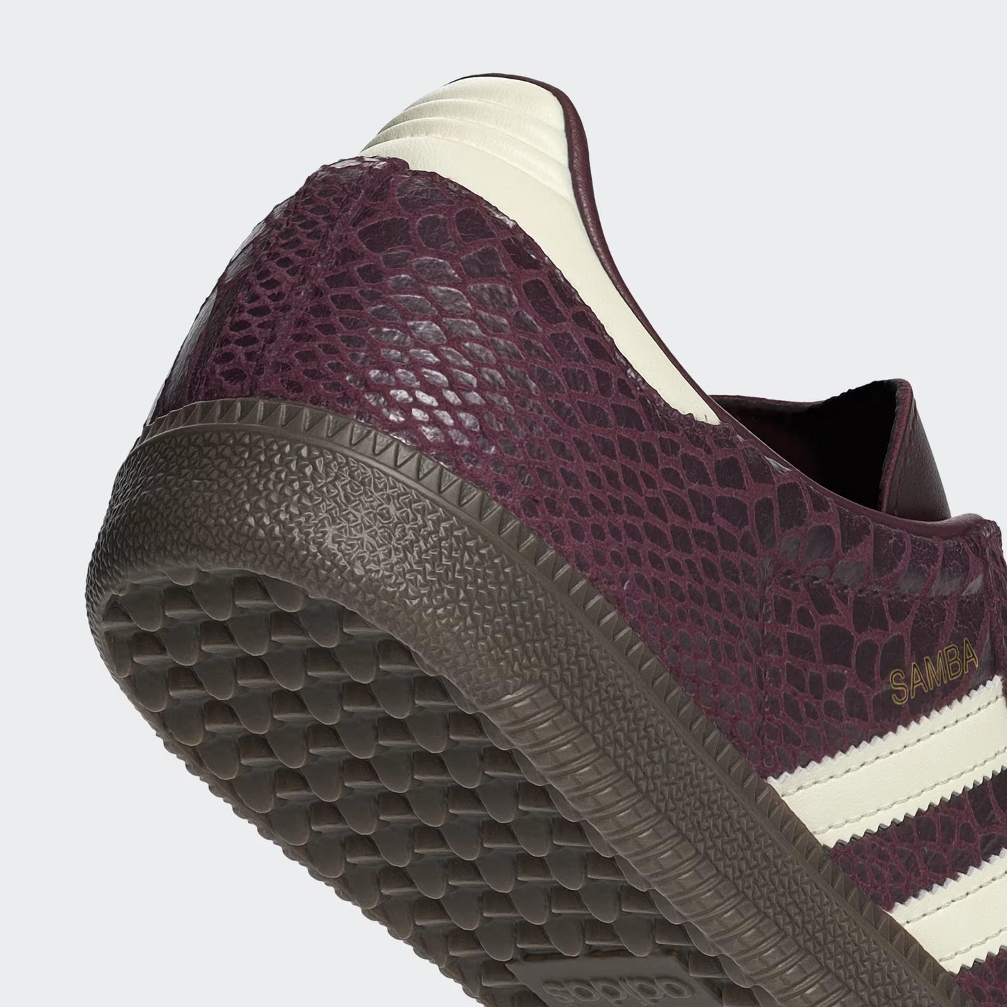 Adidas | Samba OG - Maroon / Cream White / Gold Metallic