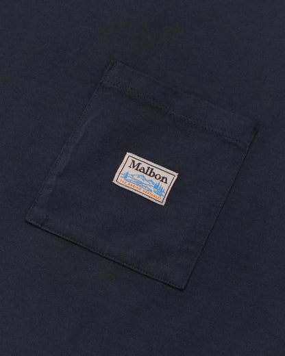 Malbon | Fishing Buckets Pocket T.Shirt - Navy