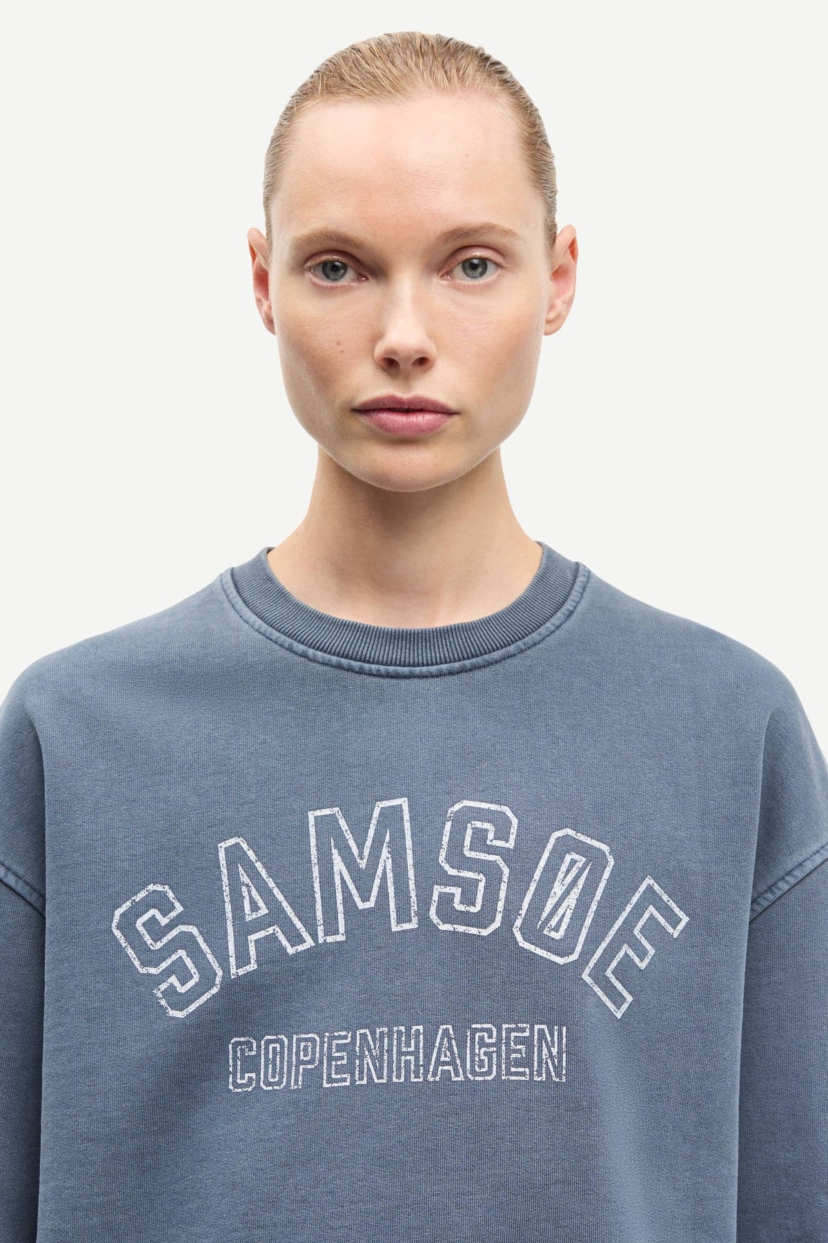 Samsoe Samsoe | Savan Sweat - Ombre Blue Pigment