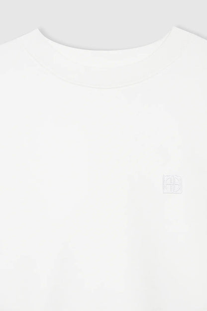 Anine Bing | Miles Sweatshirt Framed Monogram - Off White