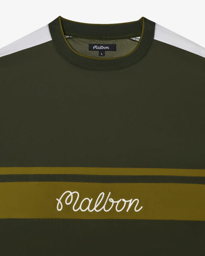 Malbon | Sportiva Nylon Popover - Cypress Green