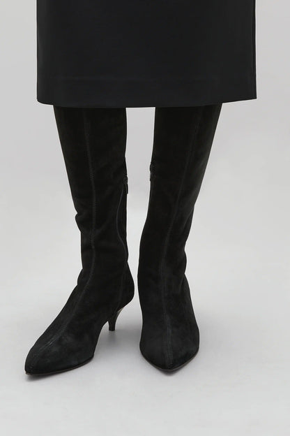A.Emery | The Oscar Boot - Black Suede