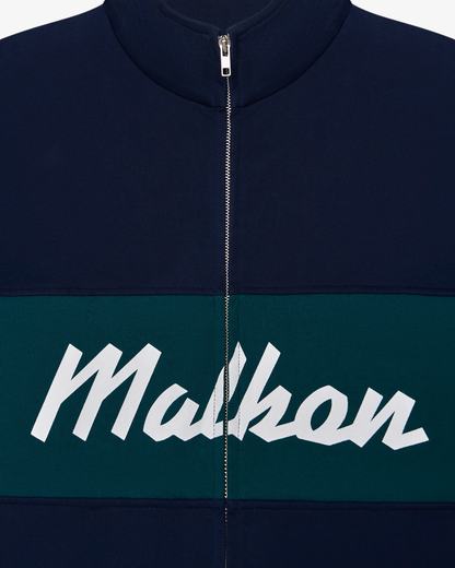 Malbon | University Double Zip - Navy