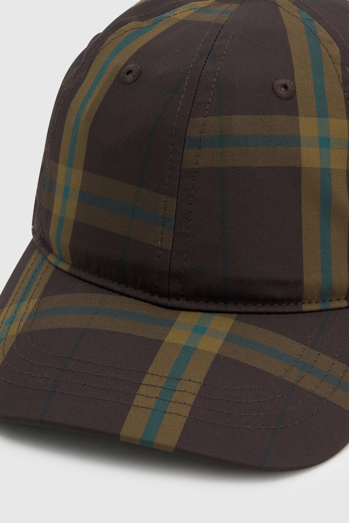 Camilla & Marc | Winton Check Logo Cap - Espresso Check
