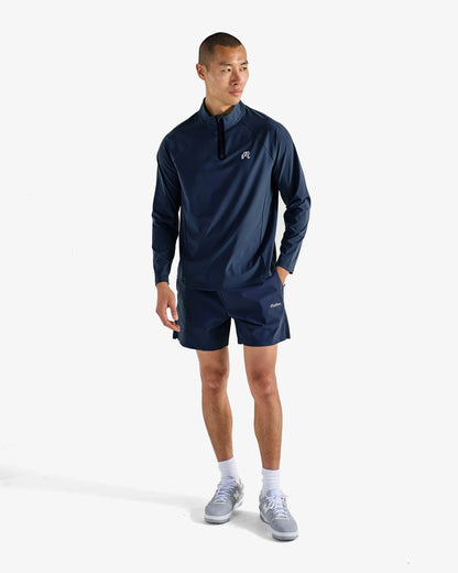 Malbon | Performance Raglan Quarter Zip - Navy