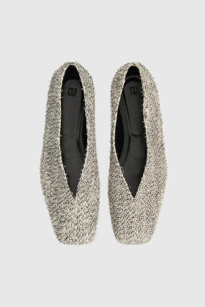 Camilla and Marc | Birgitte Two Tone Ballerina - Black/White