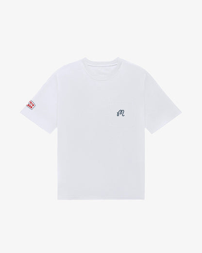 Malbon | Vista Captain Tee - White