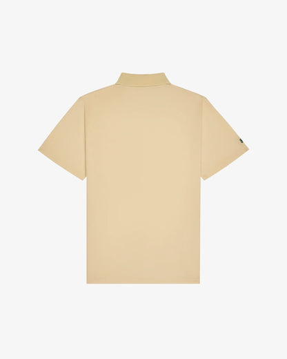 Malbon | Two Man Scram Pique Polo - Light Khaki