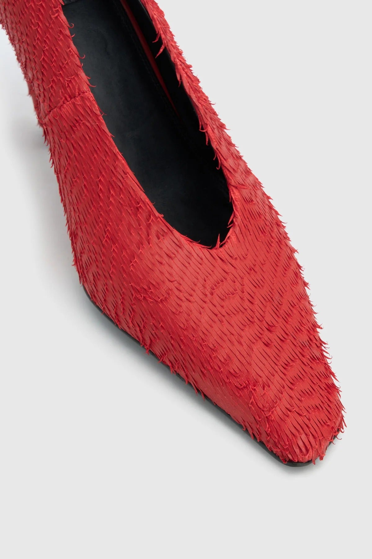 Camilla & Marc | Wave Textured Pump - Red