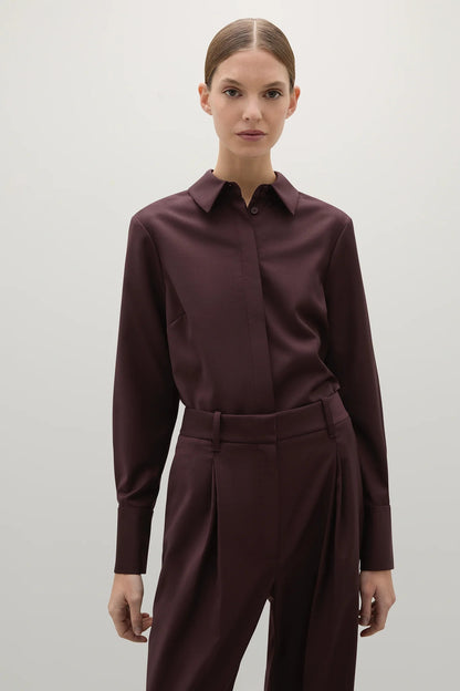 A.Emery | The Philippa Shirt - Mulberry