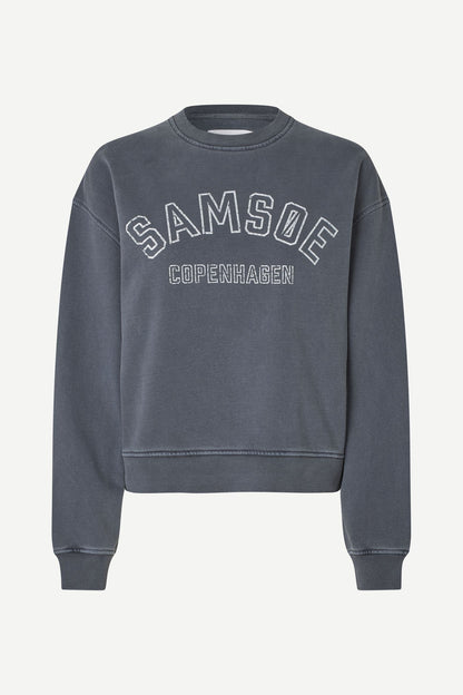 Samsoe Samsoe | Savan Sweat - Ombre Blue Pigment