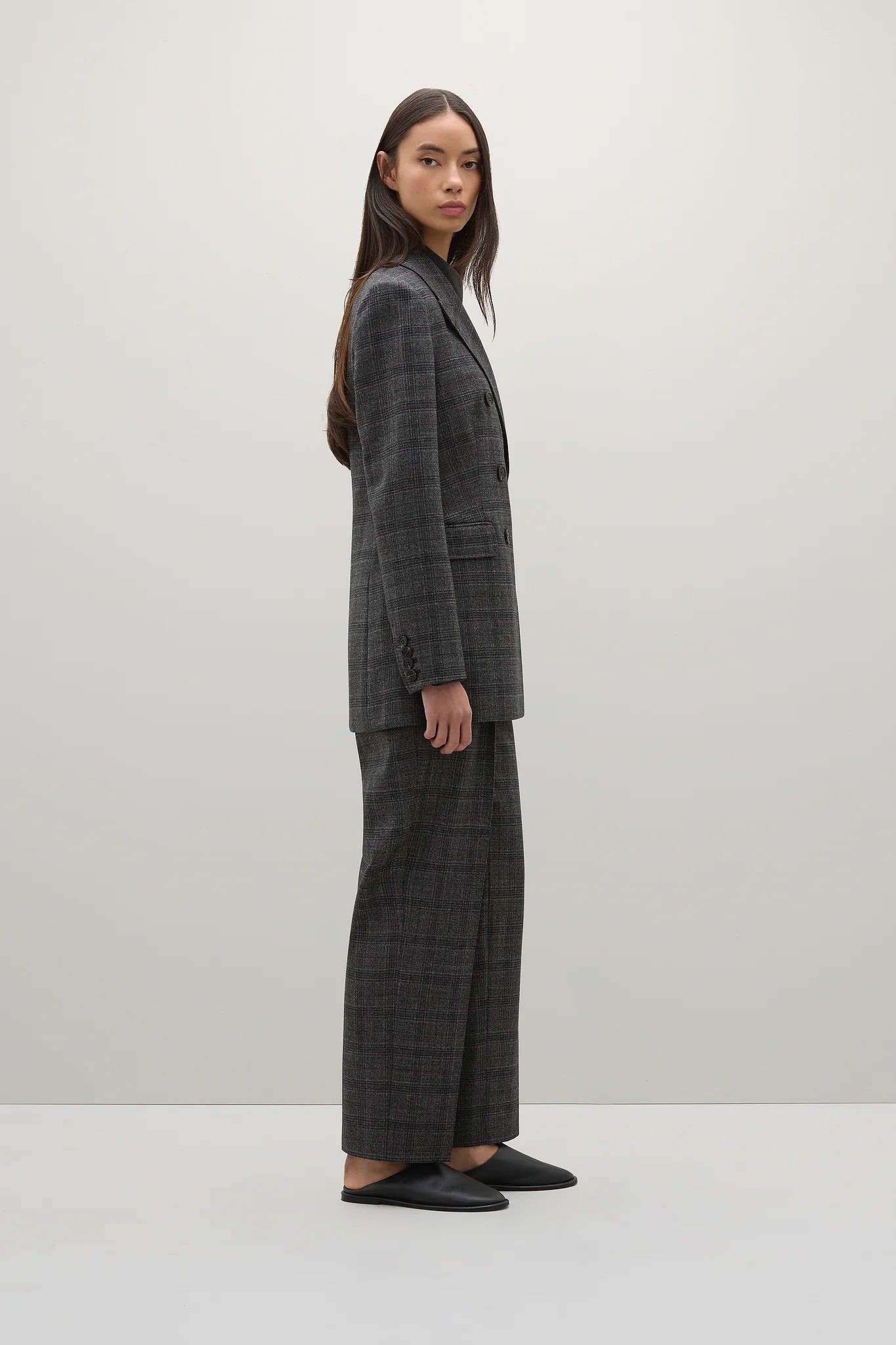 A.Emery | The Blanche Blazer - Black Check