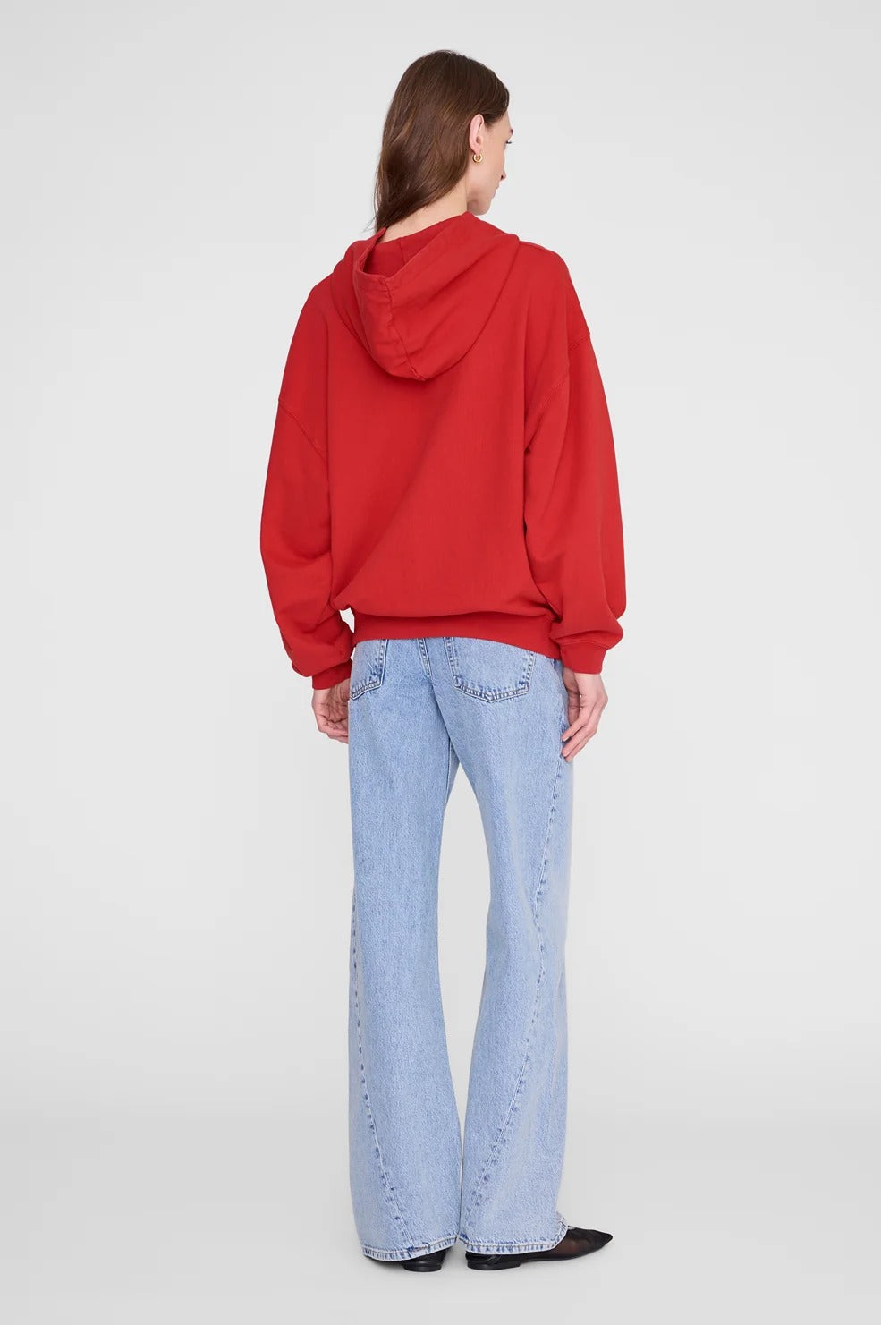 Anine Bing | Harvey Sweatshirt - Tango Red