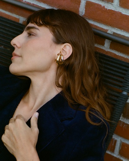 Jasmin Sparrow | Modernist Ear Cuff - Gold