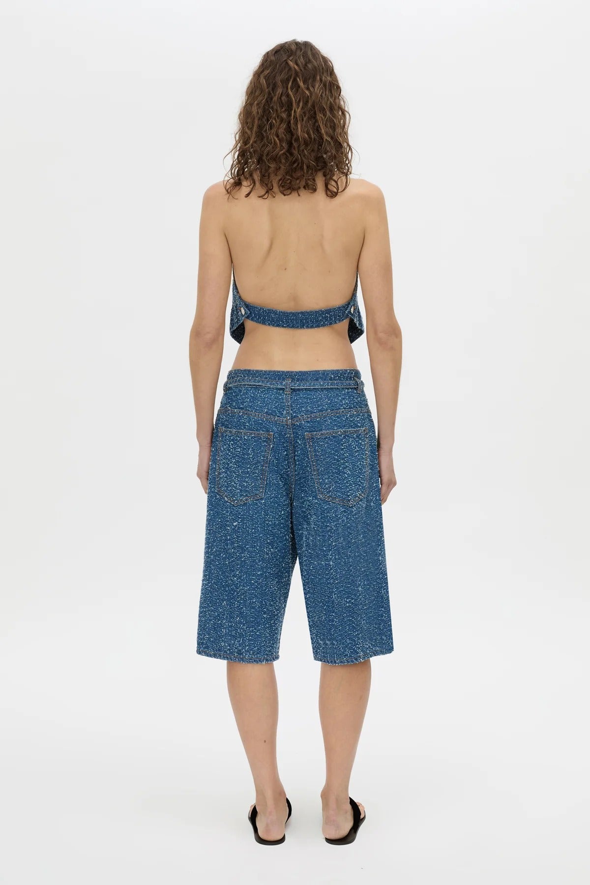 Camilla & Marc | Eleni Denim Top - Classic Blue Neps