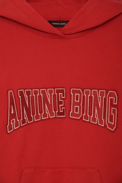 Anine Bing | Harvey Sweatshirt - Tango Red