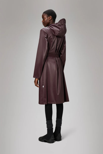 RAINS | A-Line Longer Jacket - Depth