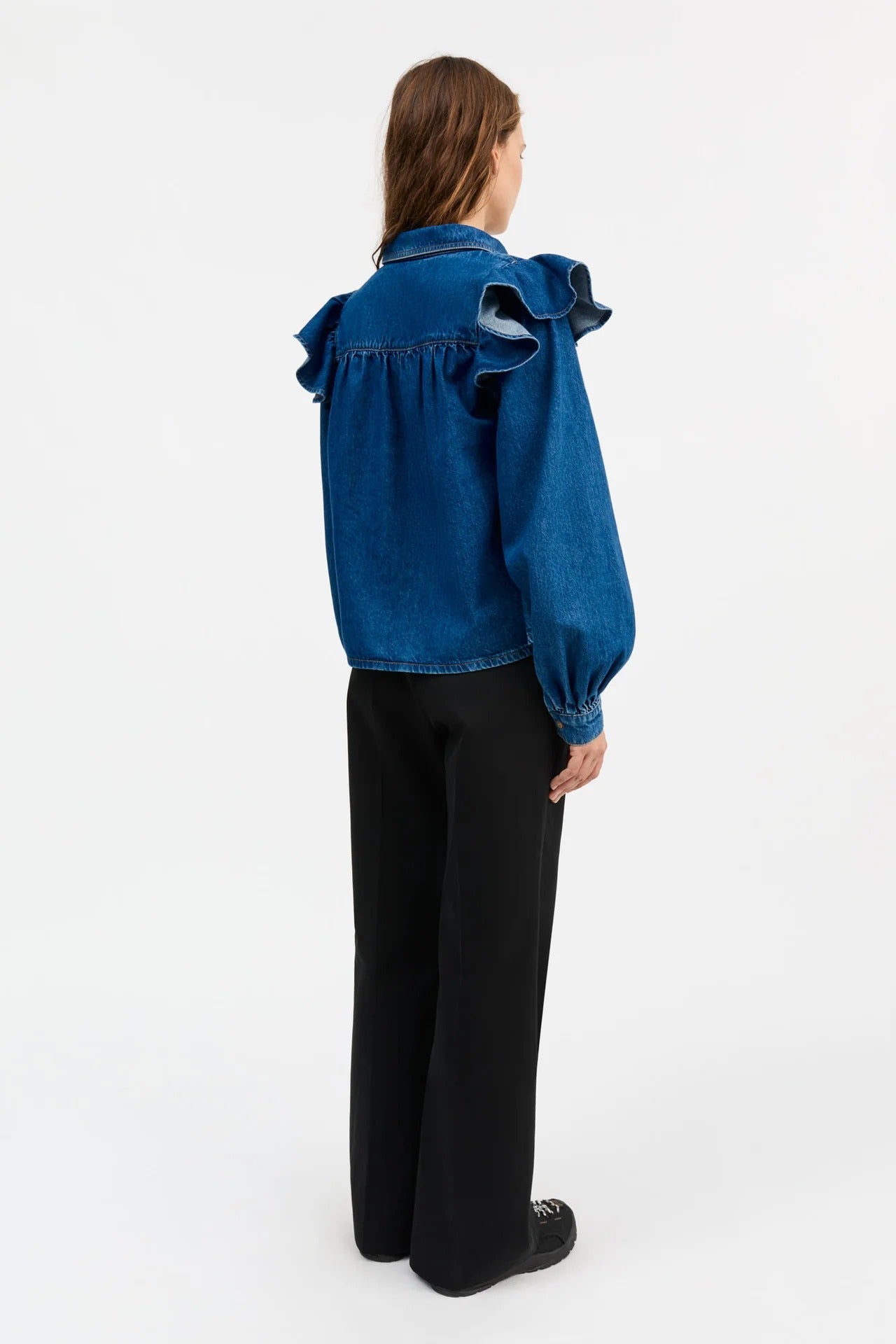 Skall Studio | Mille Blouse - Vintage Washed Blue
