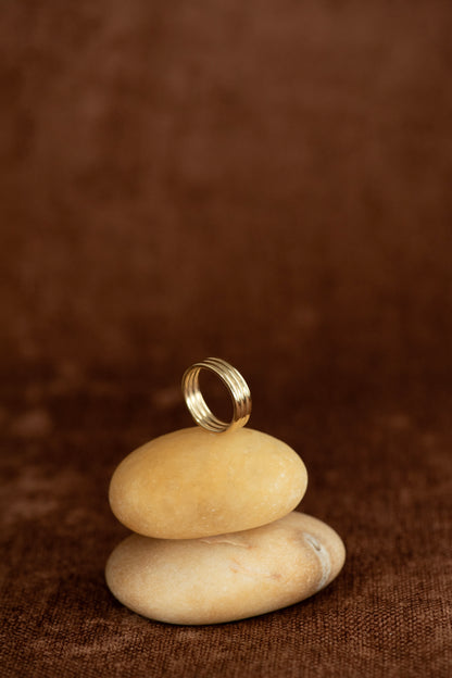 Zoe & Morgan | Irma Stacker Ring - Gold Vermeil