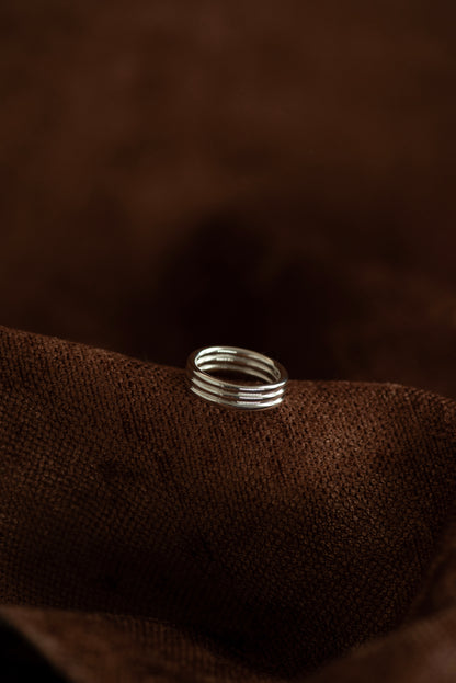 Zoe & Morgan | Irma Stacker Ring - Silver