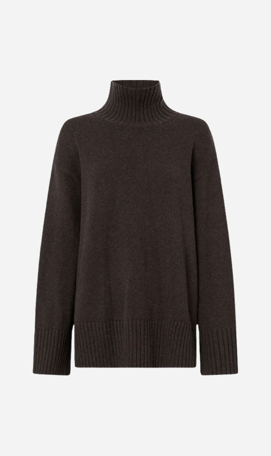 Camilla and Marc | Romeo 2.0 Funnel Neck - Chocolate Melange