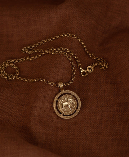 Zoe & Morgan | Leo Necklace - 22K Gold Vermeil
