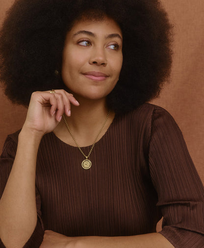 Zoe & Morgan | Leo Necklace - 22K Gold Vermeil