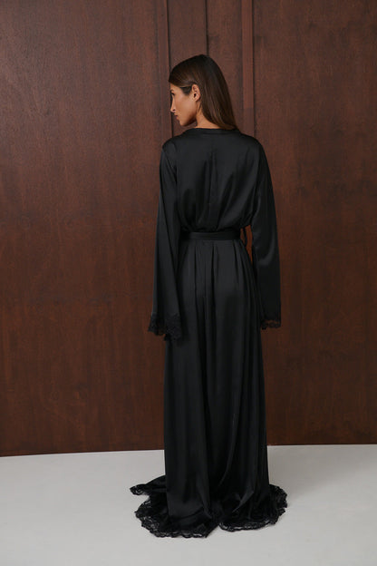 Kat the Label | Madeline Robe - Black