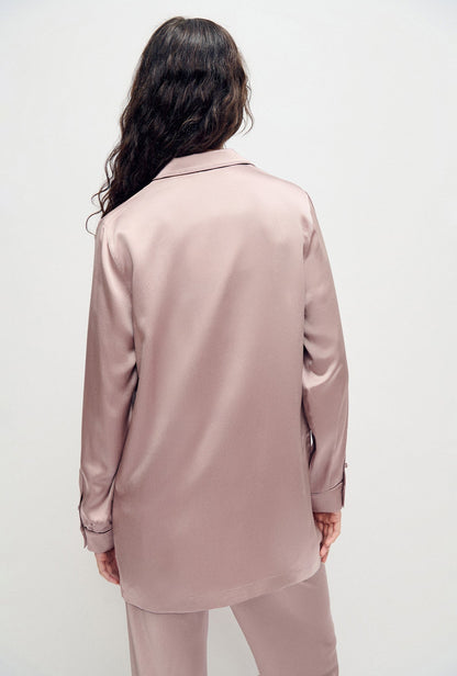 Silk Laundry | Hammered Relaxed Blazer - Lasso