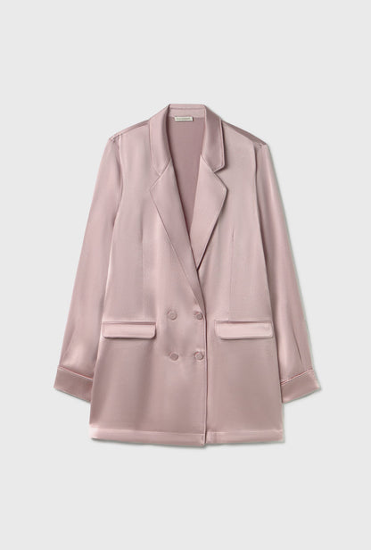 Silk Laundry | Hammered Relaxed Blazer - Lasso