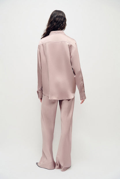 Silk Laundry | Hammered Bias Cut Pants - Lasso