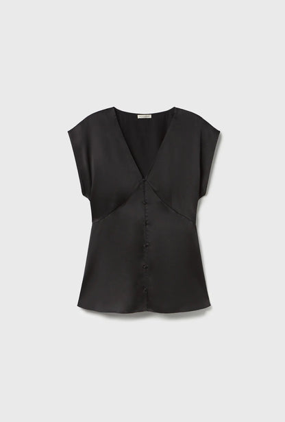Silk Laundry | Lucia Top - Black