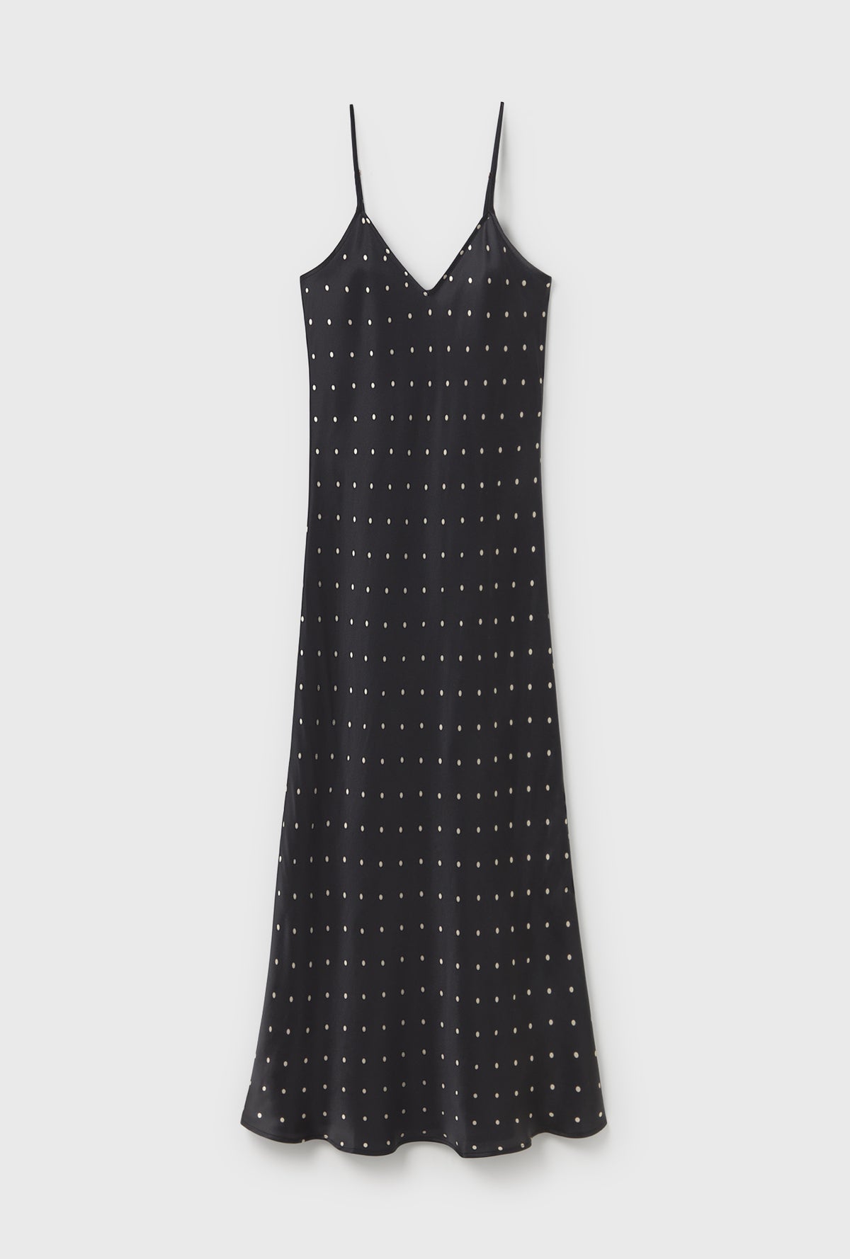 Silk Laundry | 90s Slip Dress - Small Polka Dot