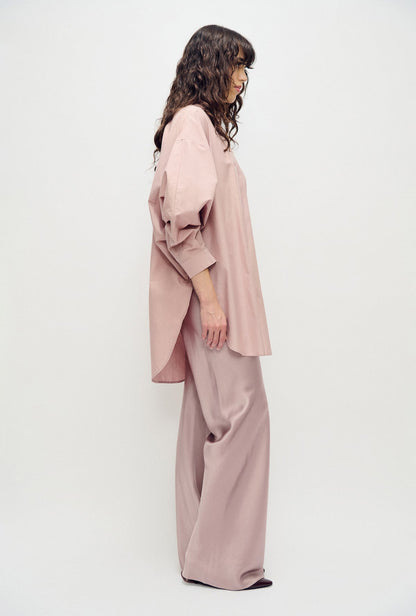 Silk Laundry | Cotton Silk Round Shirt - Lasso