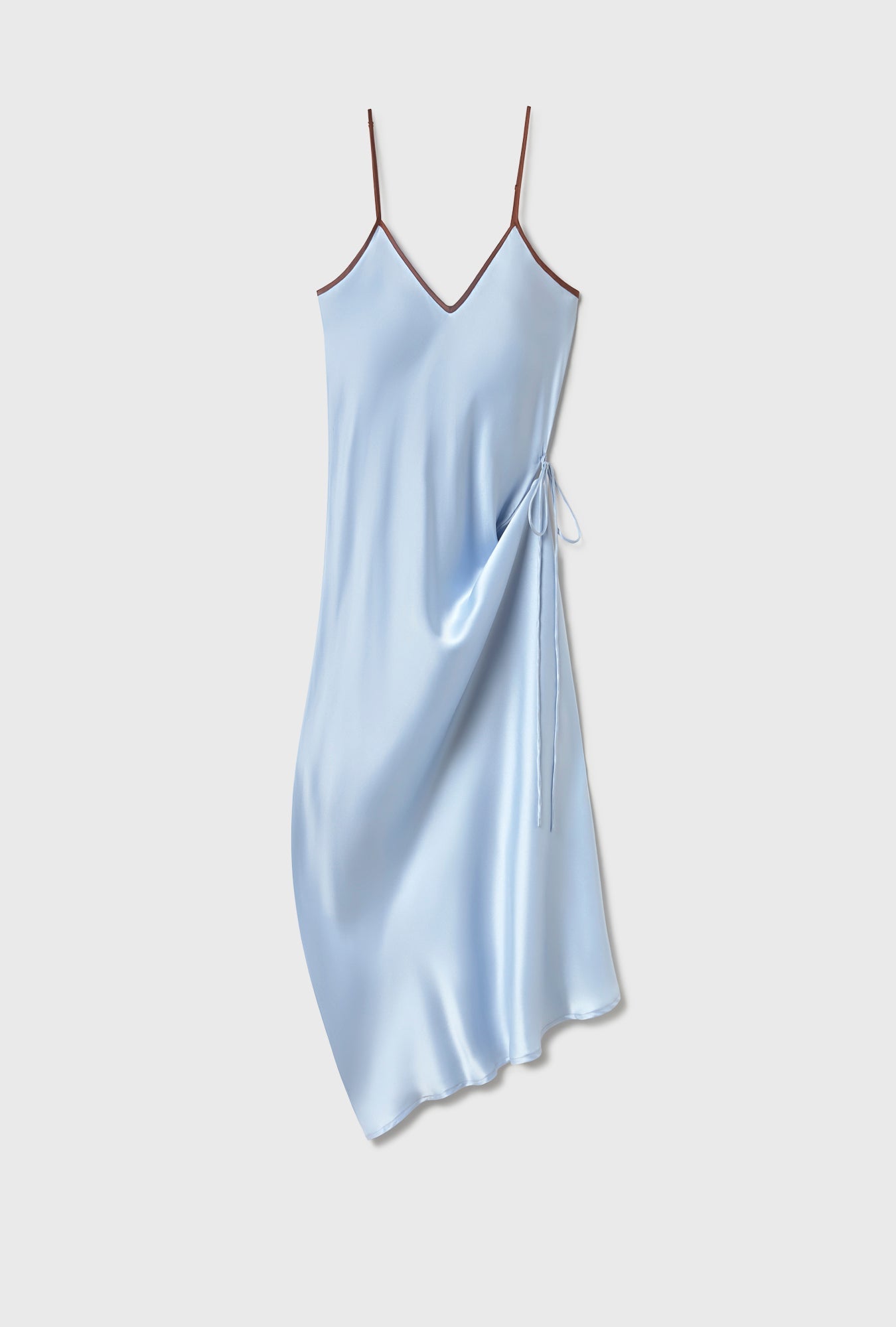 Silk Laundry | 90s Slip Dress - Cornflower
