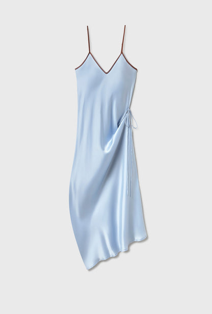 Silk Laundry | 90s Slip Dress - Cornflower