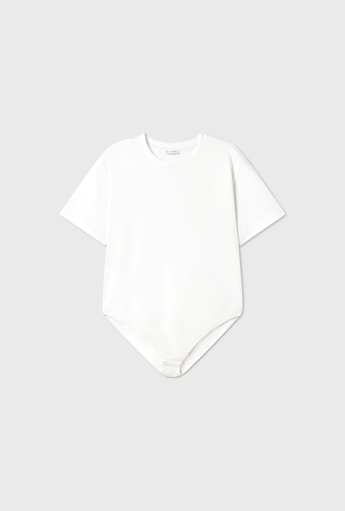 Silk Laundry | Bodysuit Tee - White