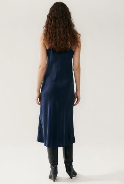 Silk Laundry | 90s Slip Dress - Midnight