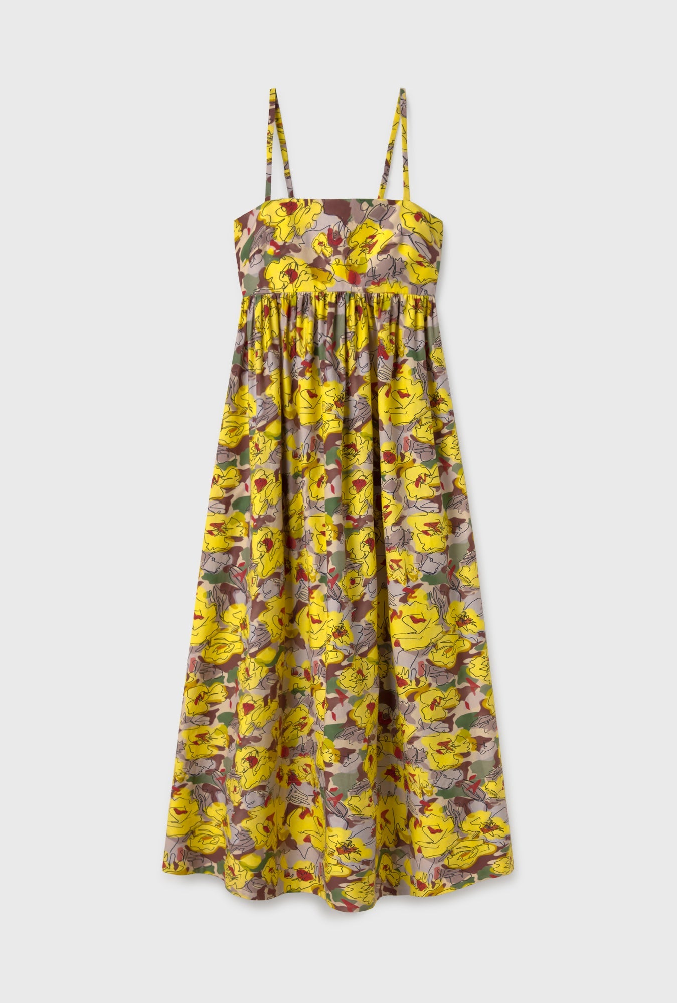 Silk Laundry | Cotton Silk Tulip Dress - Sun Floral
