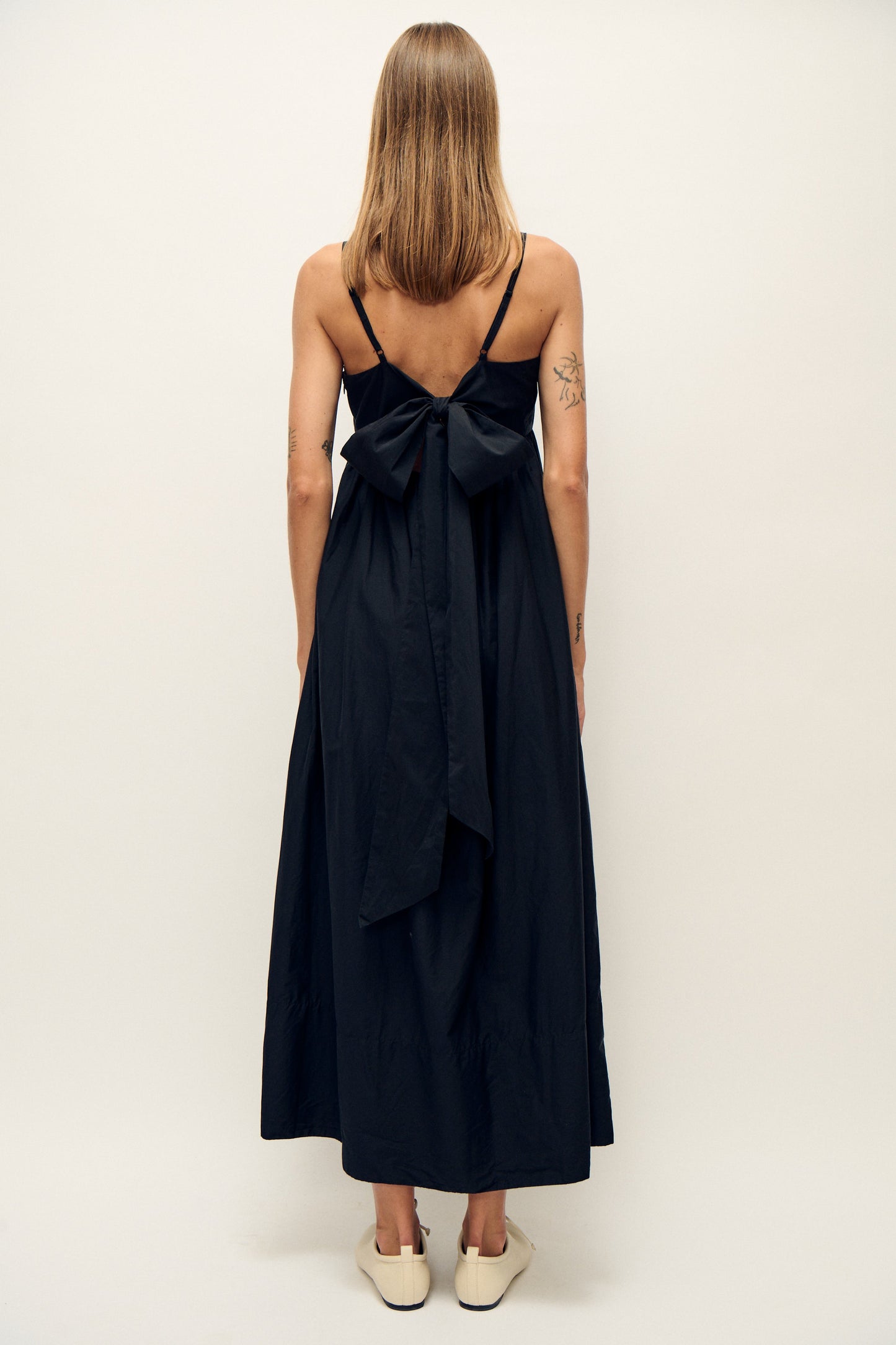 Silk Laundry | Cotton Silk Tulip Dress - Black