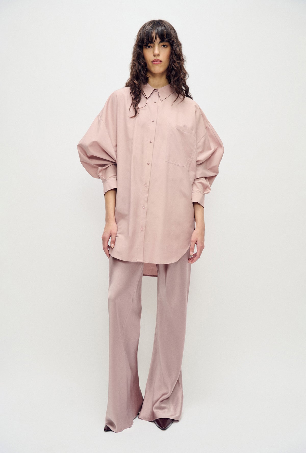 Silk Laundry | Cotton Silk Round Shirt - Lasso