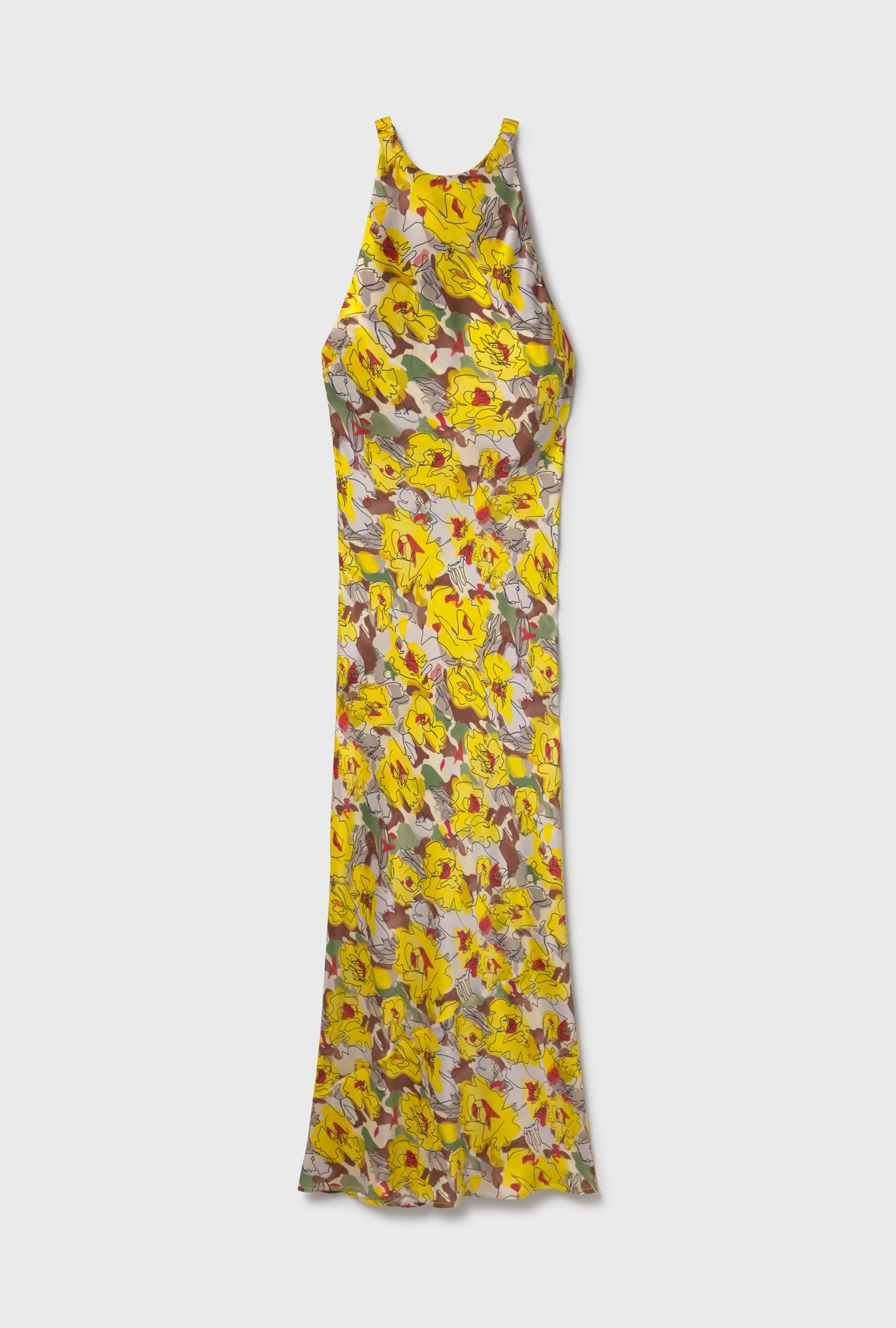 Silk Laundry | High Low Dress - Sunflower Floral