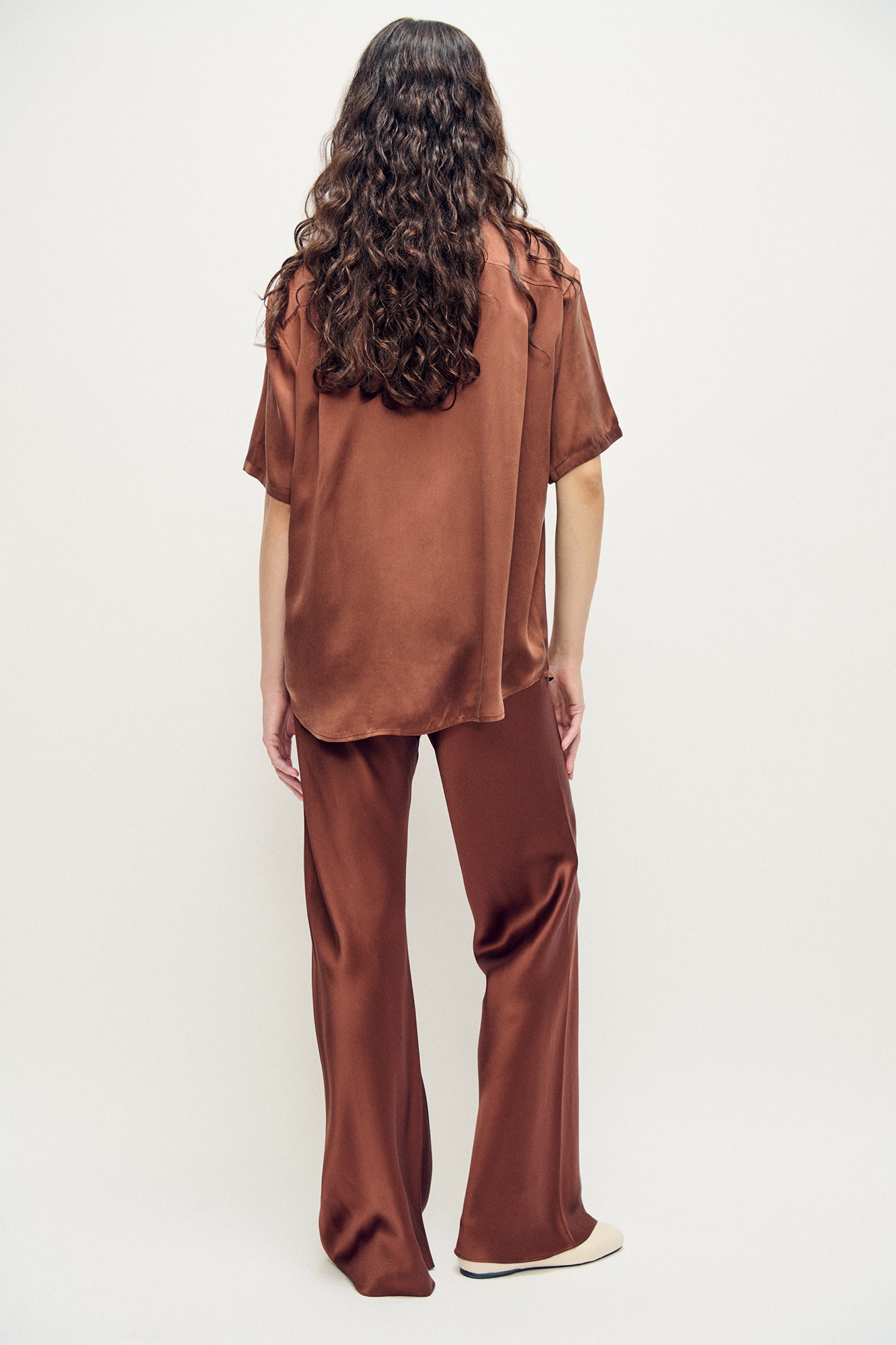Silk Laundry | Bias Cut Pants - Root