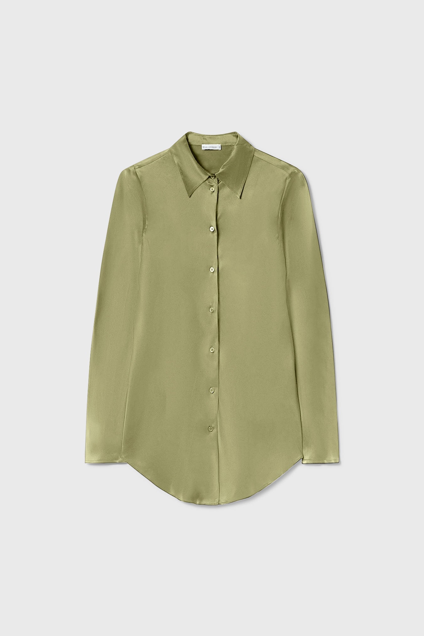 Silk Laundry | Bias Cut Shirt - Sage